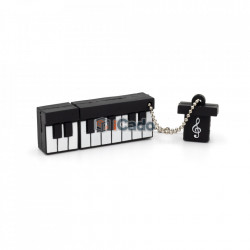Memorie USB de 16GB în formă de pian (Alb / Negru) poza 4