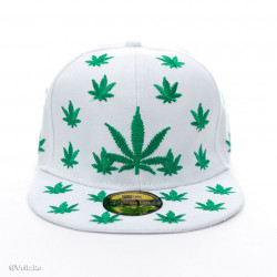 Șapcă Marijuana albă poza 2