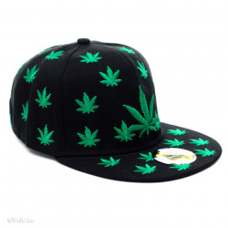 Șapcă Marijuana neagră