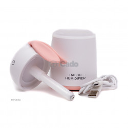 Umidificator, Difuzor Aromă, Aromaterapie de 170 ml - Iepure alb poza 4