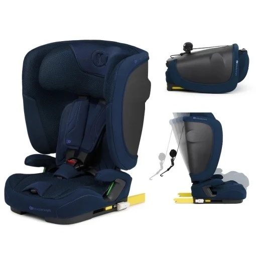 KINDERKRAFT AUTOSJEDIŠTE FIX2GO I-SIZE 76-150CM NAVY