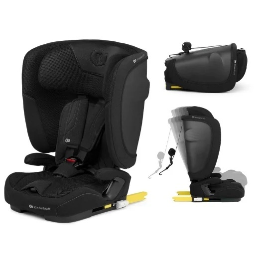 KINDERKRAFT AUTOSJEDIŠTE FIX2GO I-SIZE 76-150CM BLACK