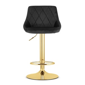 Barska stolica Kast black / gold baza
