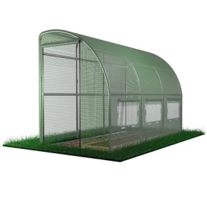 BAŠTENSKI PLASTENIK 3-SEGMENTNI "POLOVINA" ZELENI 3x1,5x2 m 1422 - Img 2