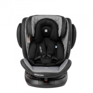 KIKKA BOO AUTO SJEDIŠTE 0-1-2-3 (0-36KG) STARK ISOFIX LIGHT GREY - Img 2