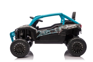 Kikka Boo Punjivi dječiji automobil Kawasaki KRX 1000 Blue-Black - Img 2