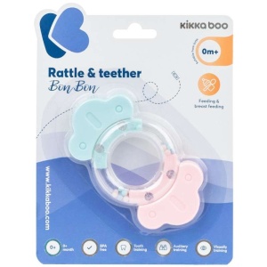 KIKKA BOO ZVEČKA I GLODALICA BONBON PINK - Img 3