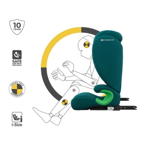 KINDERKRAFT AUTO SEDIŠTE JUNIOR FIX 2 PLUS I-Size 100-150cm GREEN - Img 7