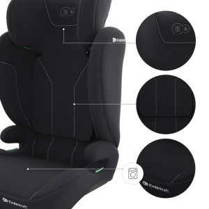 KINDERKRAFT AUTOSJEDISTE I-SPARK 2 PLUS I SIZE BLACK - Img 5