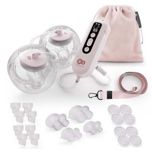 KINDERKRAFT DUPLA ELEKTRIČNA PUMPICA ZA GRUDI GENTLEFLOW PINK