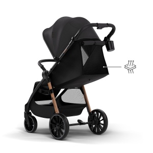 KINDERKRAFT KOLICA ZA BEBE GRANDE 2 BLACK - Img 6