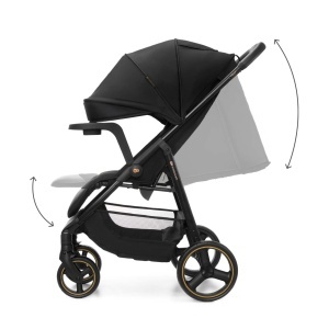 KINDERKRAFT KOLICA ZA BEBE SA TACNOM TRIG 3 BLACK - Img 4
