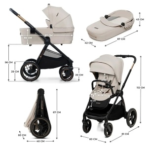 KINDERKRAFT KOLICA ZA BEBE SET 2U1 NEA 2 SOFT BEIGE - Img 2