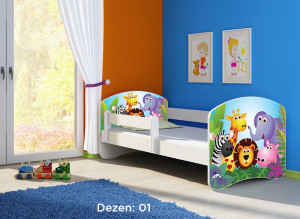 KREVET ZA DJECU WHITE 140x70cm ACMA 2