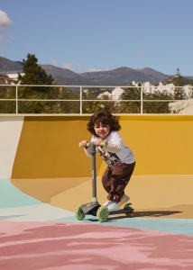 Lionelo Jessy – balans trotinet Grey Brown - Img 3
