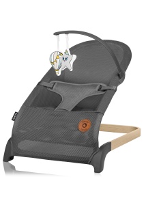 Lionelo June Air – ležaljka Grey Graphite