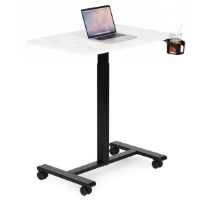 Mobilni podesivi sto 70x48 cm Laptop sto sa podesavanjem visine 71.5–112 cm White ModernHome