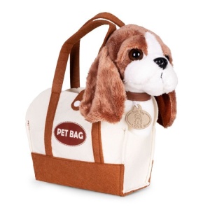 Plišana igračka za decu, štene Beagle, torba + četka za negu - Img 8