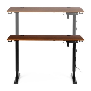 Samostojeci Electric sto 120x60 cm podesavanje visine 72–117 cm Dark Oak ModernHome - Img 7