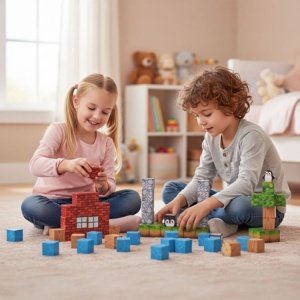 Set magnetnih kocki za djecu – 87 dijelova - Img 2