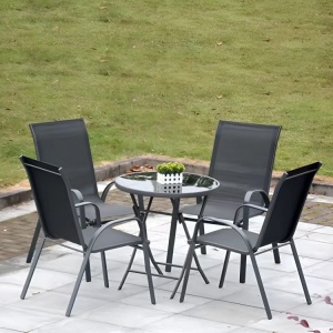 Set od 2 baštenske stolice dark grey MultiGarden - Img 9