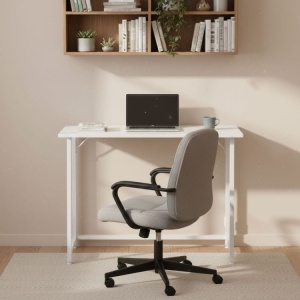 Sklopivi sto za kompjuter 80x45 cm Laptop Table White ModernHome - Img 4