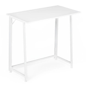 Sklopivi sto za kompjuter 80x45 cm Laptop Table White ModernHome - Img 3