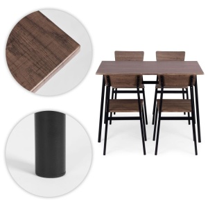 Trpezarijski Set Sto + 4 stolice MALMO ModernHome - Img 10
