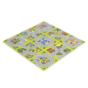 Velika podloga za igru EVA FOAM City 90.5x90.5 cm 21 dio ECOTOYS - Img 3