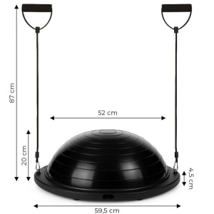 Balans platforma sa ekspanzerima, Half Ball balans trener + pumpa, ModernHome - Img 7
