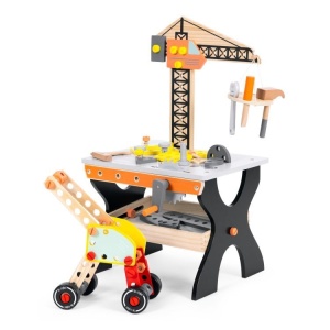Drvena radionica za djecu, sto sa alatom – ECOTOYS - Img 8