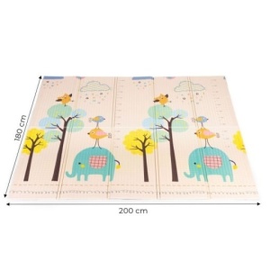 Edukativna podloga za igru sa dva lica, sklopiva sa torbom 200X150 ECOTOYS - Img 8