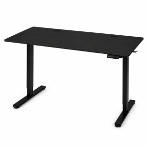 Električni radni sto 140 × 60 cm sa podesivom visinom 72–118 cm, crni – ModernHome - Img 6
