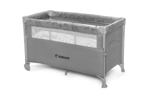 Kidnort Naste prenosivi krevetac light grey mélange - Img 2