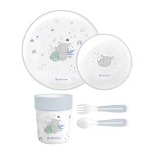 KIKKA BOO POSUDE PP SET SAVANNA BLUE