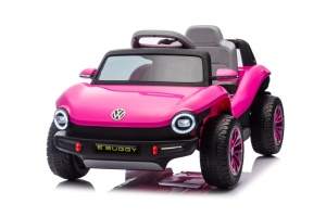 Kikka Boo Punjivi dječiji automobil VW E-Bugi – roze