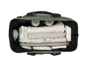Kikka Boo torba za mame Maxi Army Green 2025 - Img 7