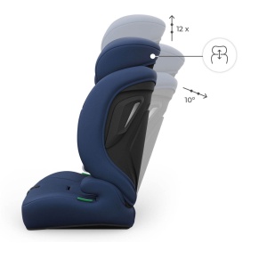 KINDERKRAFT AUTOSJEDIŠTE COMFORT UP 2 PLUS I-SIZE NAVY - Img 4
