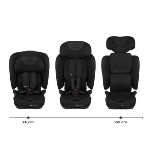 KINDERKRAFT AUTOSJEDIŠTE FIX2GO I-SIZE 76-150CM BLACK - Img 3