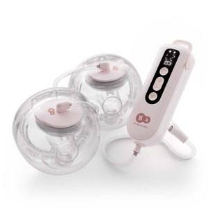 KINDERKRAFT DUPLA ELEKTRIČNA PUMPICA ZA GRUDI GENTLEFLOW PINK - Img 7