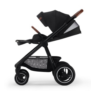 KINDERKRAFT EVERYDAY KOLICA ZA BEBE SET 2U1 BLACK - Img 9