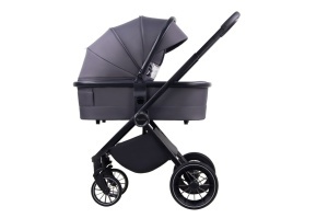 LA MAMA ALVI kolica za bebe 3u1 - gray - Img 3