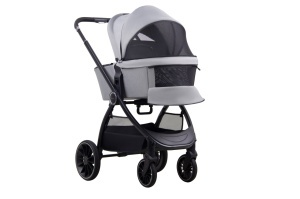 LA MAMA TRIO kolica za bebe 3u1 - gray - Img 4