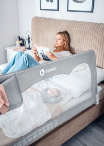 Lionelo Hanna – zaštitna ograda za krevet Grey Melange - Img 2