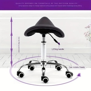 ROTIRAJUĆA STOLICA, PODESIVA, ZA SALON - ORDINACIJU MODERNO 17 - Img 4