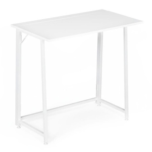 Sklopivi sto za kompjuter 80x45 cm Laptop Table White ModernHome - Img 5