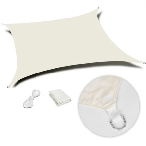 Solarno kvadratno jedro 4x4m Beige MultiGarden - Img 5