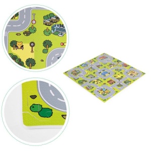 Velika podloga za igru EVA FOAM City 90.5x90.5 cm 21 dio ECOTOYS - Img 4