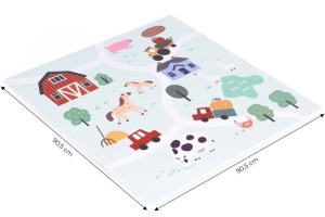 Velika podloga za igru EVA FOAM Farma 01 90.5x90.5 cm 21 dio ECOTOYS - Img 5