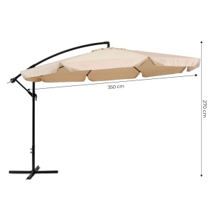 VELIKI 3,5M SUNCOBRAN BEIGE - Img 5